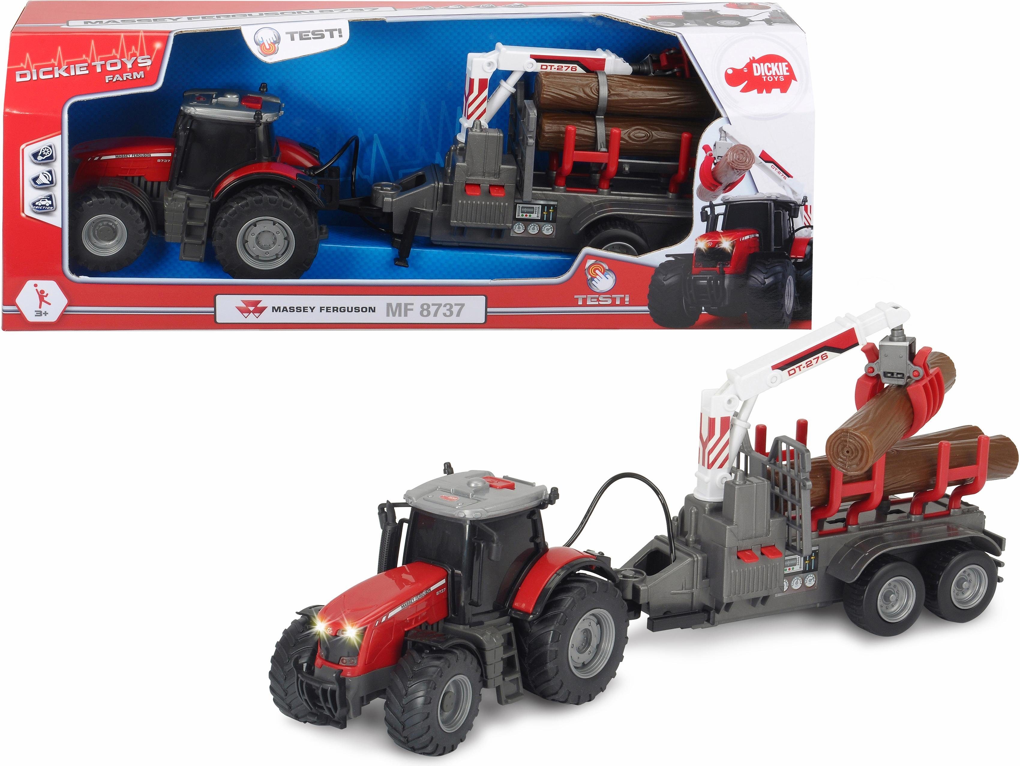 Dickie Toys Spielzeug Traktor mit Licht und Sound, »Massey Ferguson