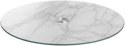 LEONARDO Servierplatte »Turn«, Glas, Marmoroptik, 33 cm