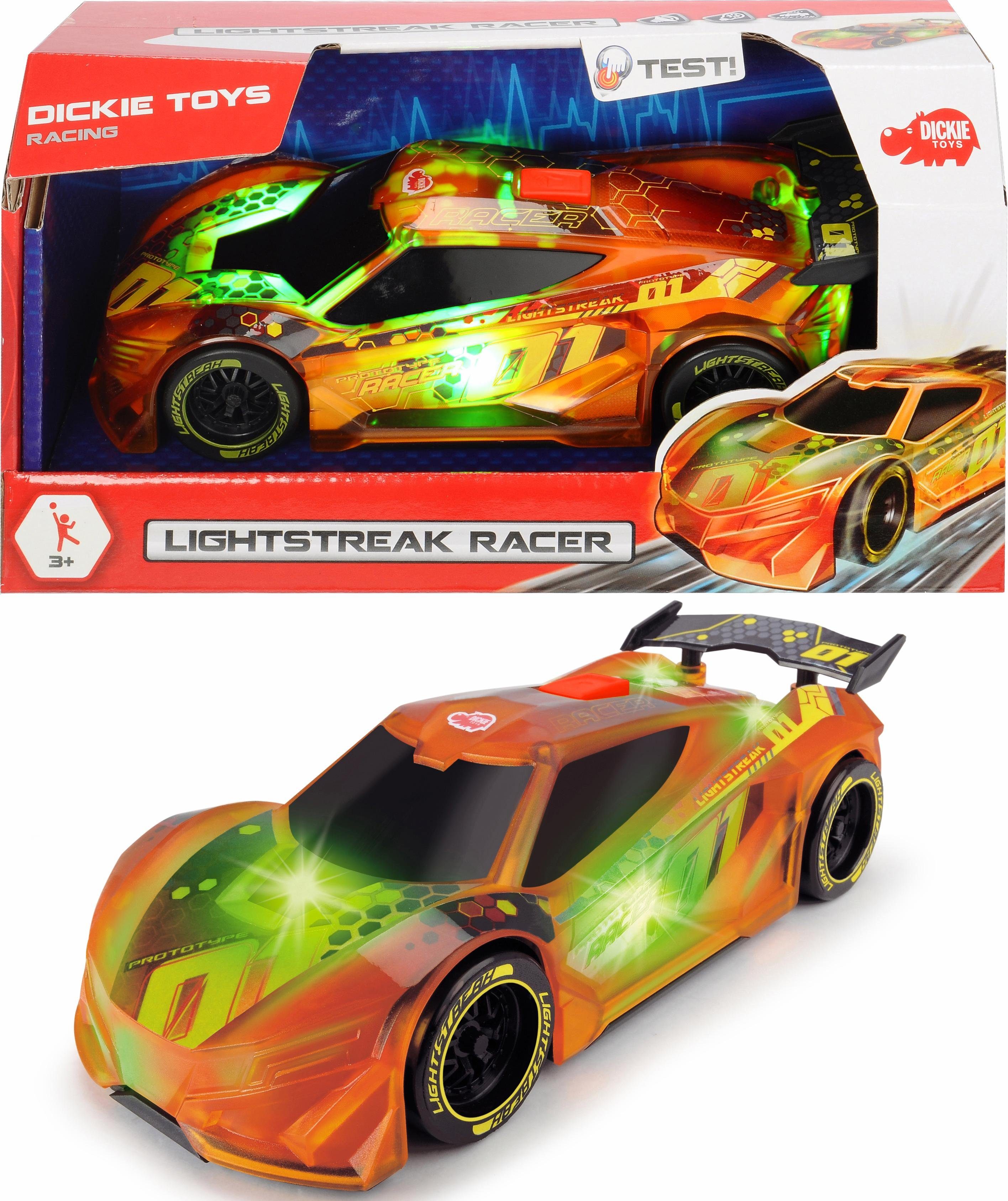 Dickie Toys SpielzeugAuto »Lightstreak Racer«, mit Licht und Sound