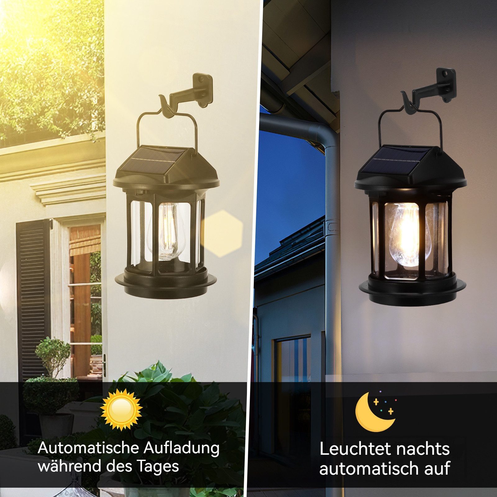 BlingBin LED Solarleuchte Solarlampen für Außen günstig online kaufen