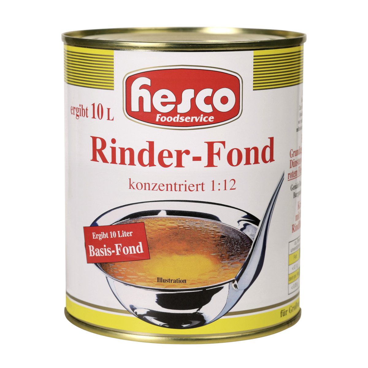 Hesco Fond, Hesco klare Rindfleischsuppe First Class 12fach konzentriert 850ml