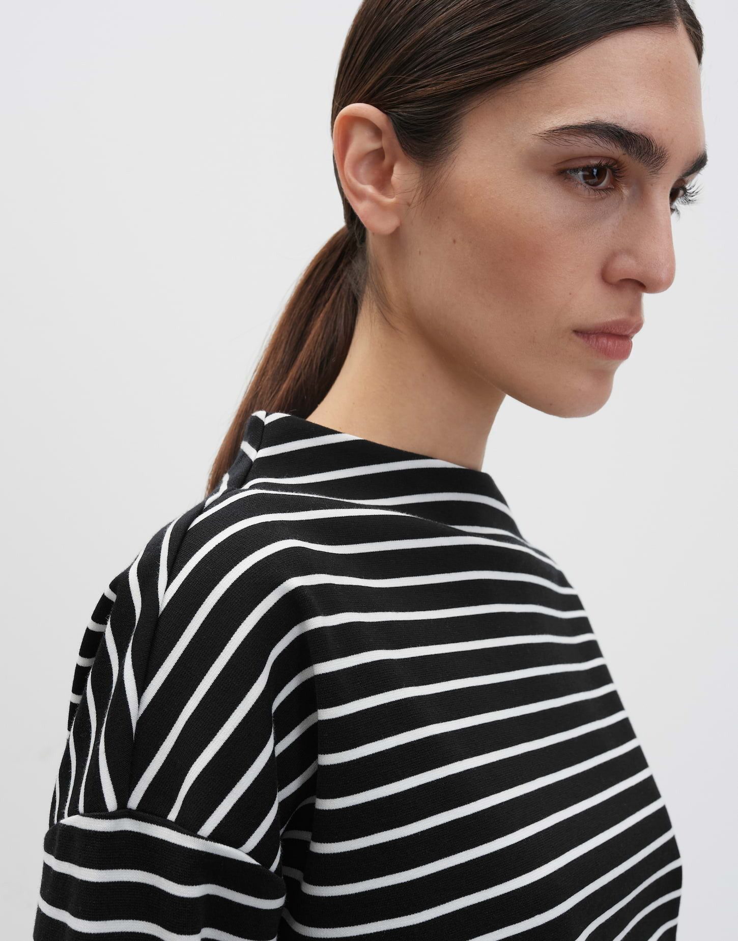 someday 3/4-Arm-Shirt KALEO Loose aus BCI Cotton Mix weite Passform, leicht ausgestellt geschnitten