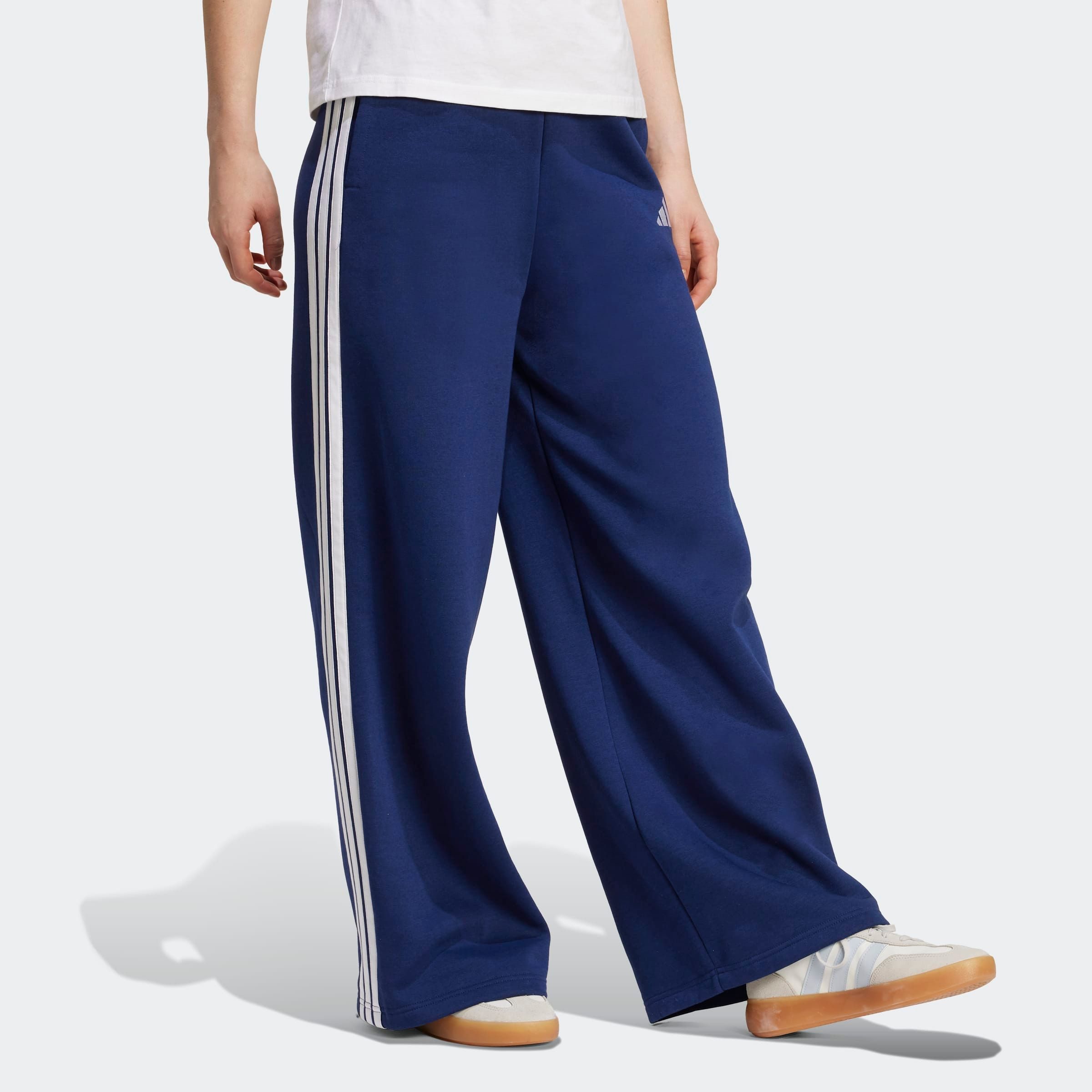 adidas Sportswear Sporthose W 3S FL PT (1-tlg) Weites Bein und weiches Flee günstig online kaufen