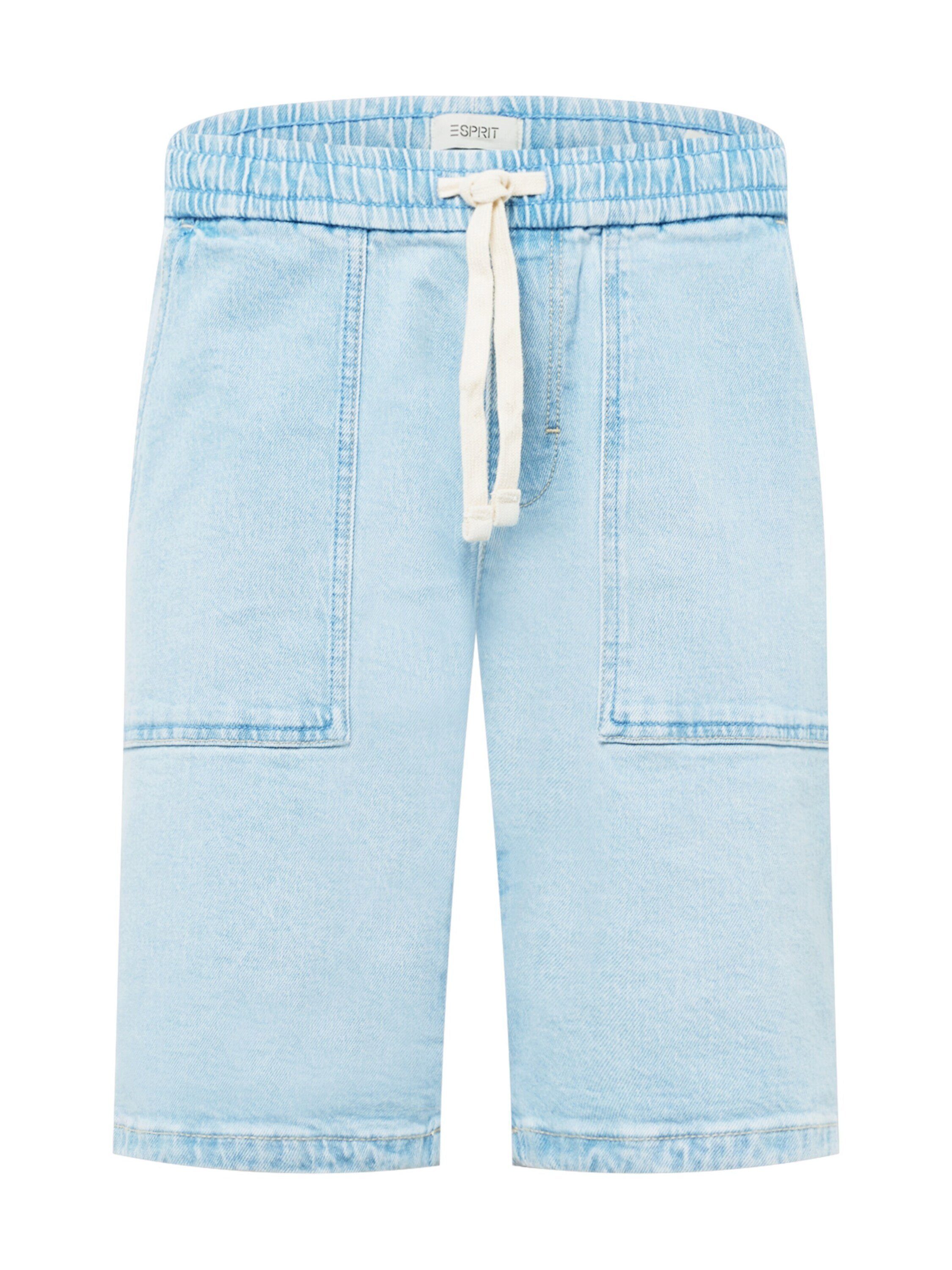 bleached blue (1-tlg) Jeansshorts Esprit