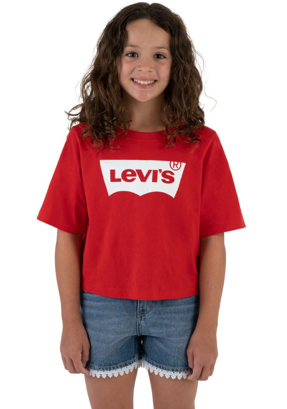 Levi's® Kids T-Shirt BATWING CROPPED TEE for GIRLS. Reduzierter Preis € 14,59. Unverbindliche Preisempfehlung € 22,99