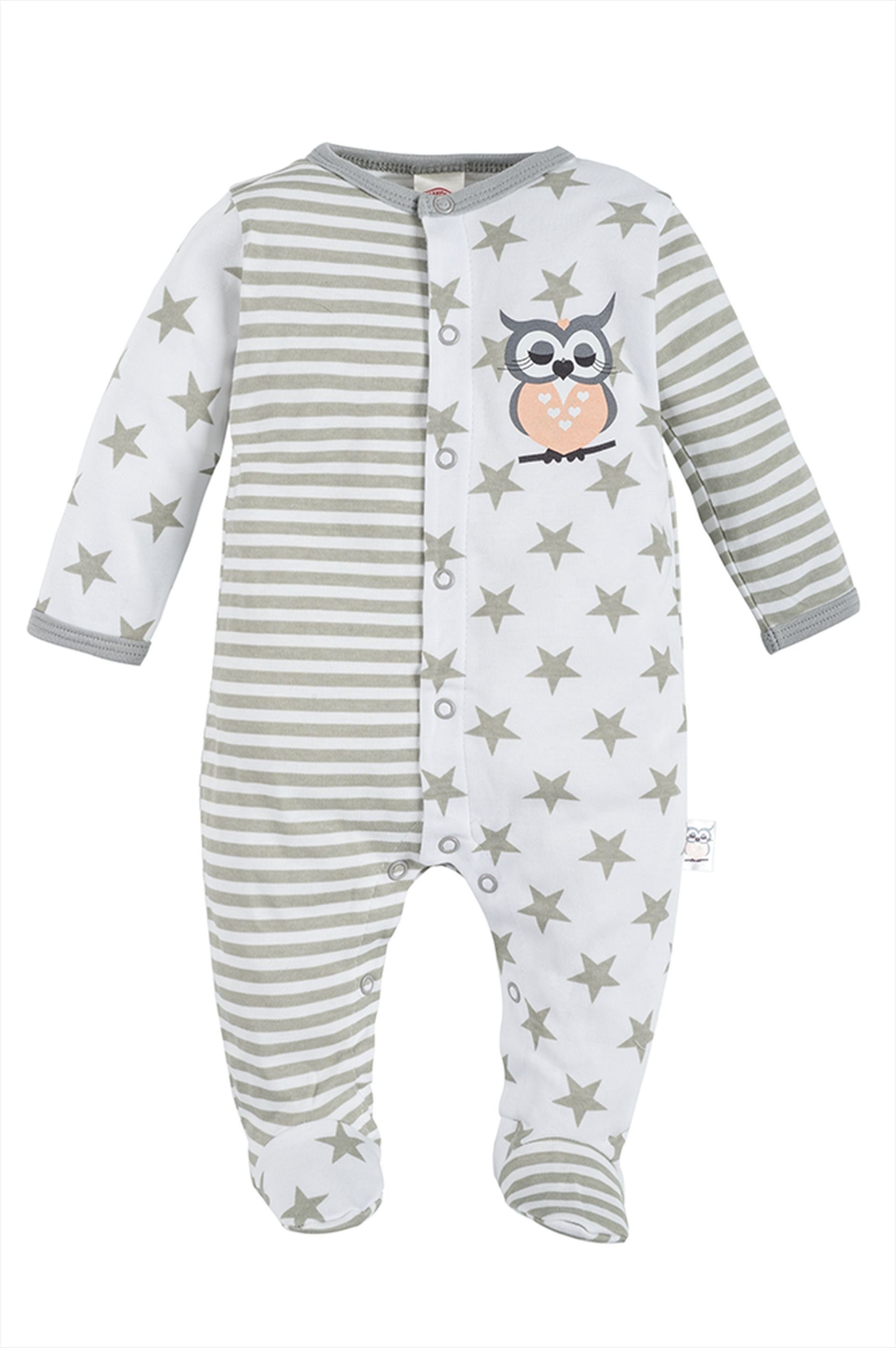 Makoma Schlafoverall »Baby Schlafstrampler Schlafanzug Schlafoverall  Strampler für Neugeborene Mädchen Rosa Eule« (1-tlg) 100% Baumwolle online  kaufen | OTTO