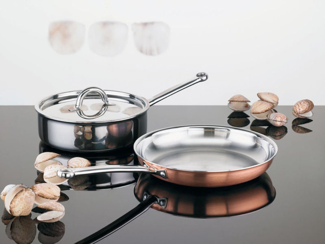 SCHULTE-UFER Bratpfanne De Luxe i, Kupfer (Einzelartikel, 1-tlg., 1 x Pfanne), Ø 28 cm