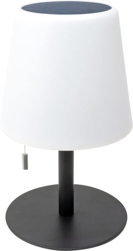 Schwaiger Einbauleuchte Schwaiger Solar Tischleuchte mit Zugschalter RGB, Mit Zugschalter, IP44 Schutz, RGB und warmweiß Beleuchtung