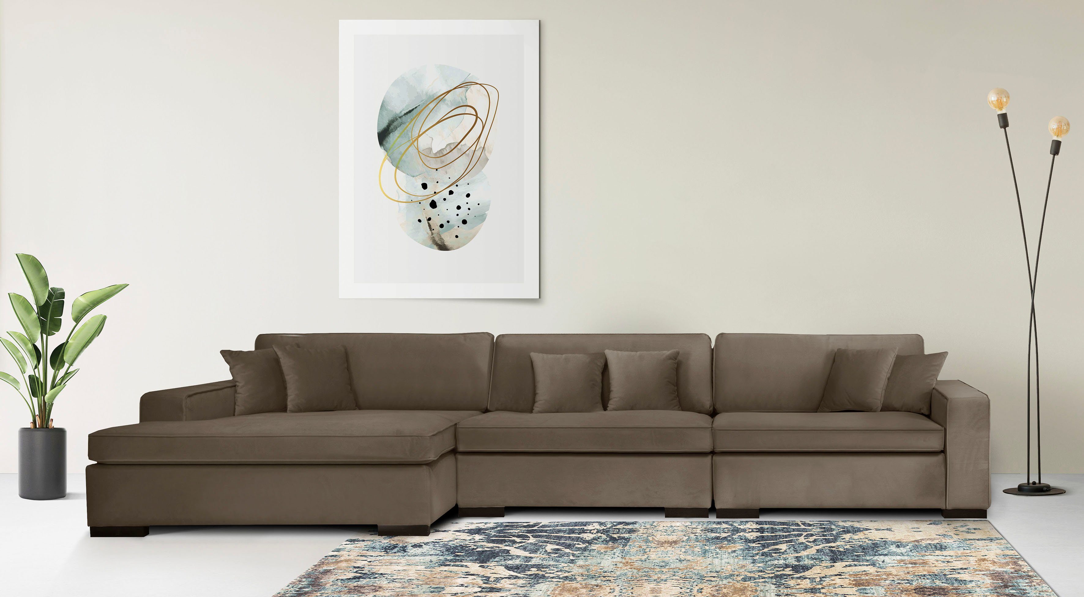 Guido Maria Kretschmer Home&Living Ottomane "Skara L-Form", Lounge-Sofa mit günstig online kaufen
