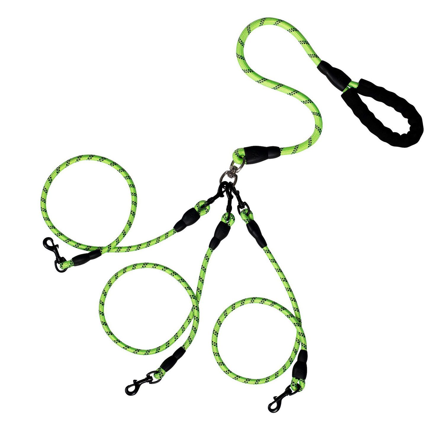Hundeleine Abnehmbare Hundeleine, 3 in 1 Multi-Leine, Anti-Tangle