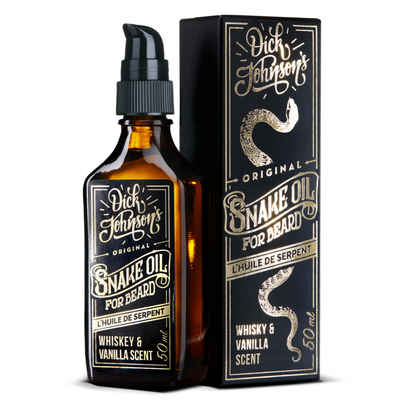 Dick Johnson Bartöl Snake Oil, Einzigartiger Duft von Whiskey und Vanille