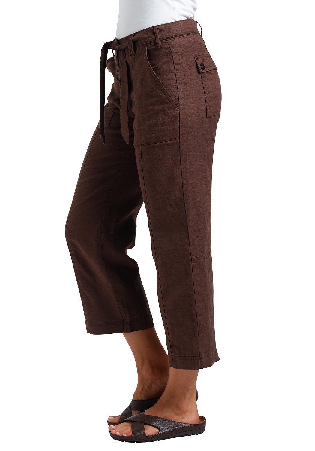 Eddie Bauer 3/4Hose DamenLeinenhose 7/8Länge OTTO