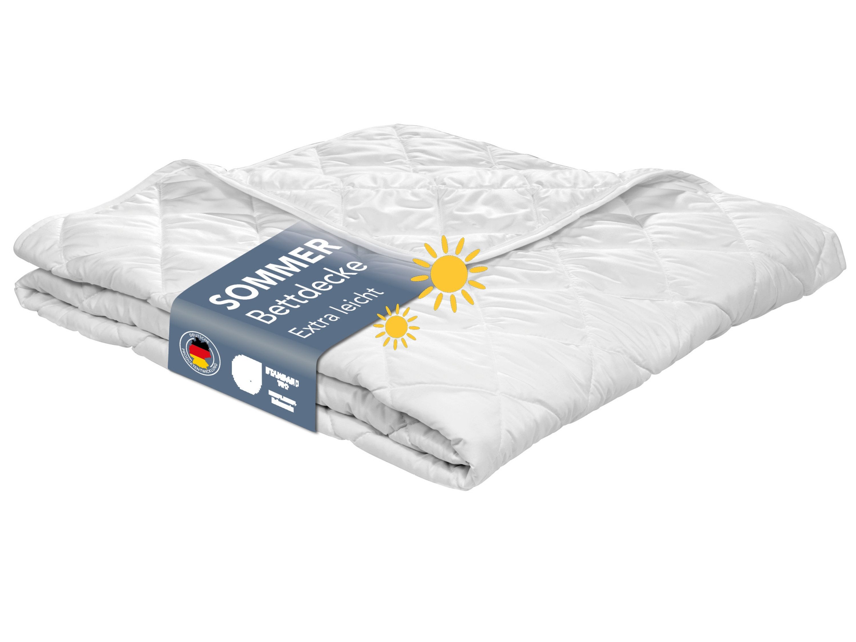 Sommerbettdecke Pure, ultraleichtes und dünnes Steppbett, ideal für den Sommer