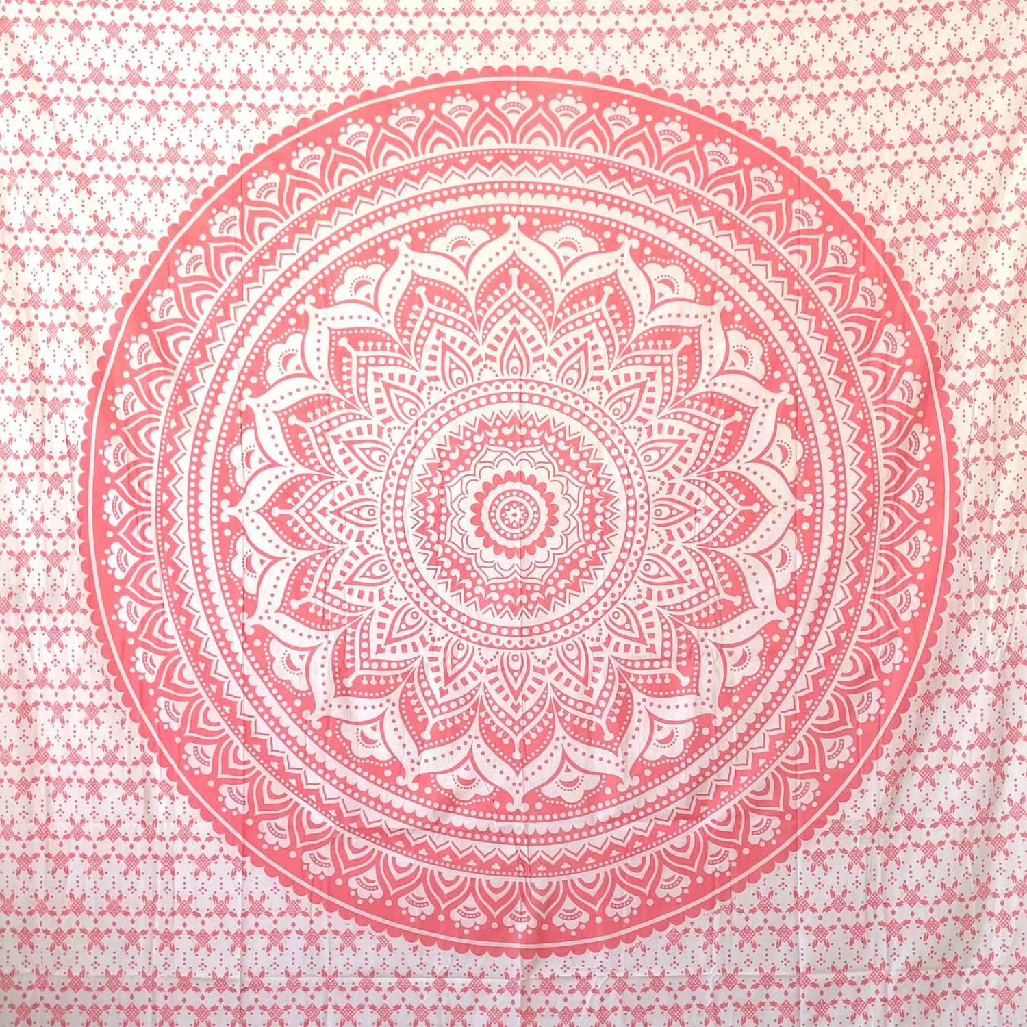 Wiladu Wandteppich Mandala Tuch Wand Mehrzweck Pareo Strandtuch XXL für Camping und Yoga