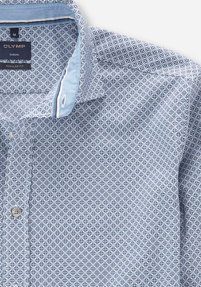 OLYMP Langarmhemd Casual modisch gemustert günstig online kaufen
