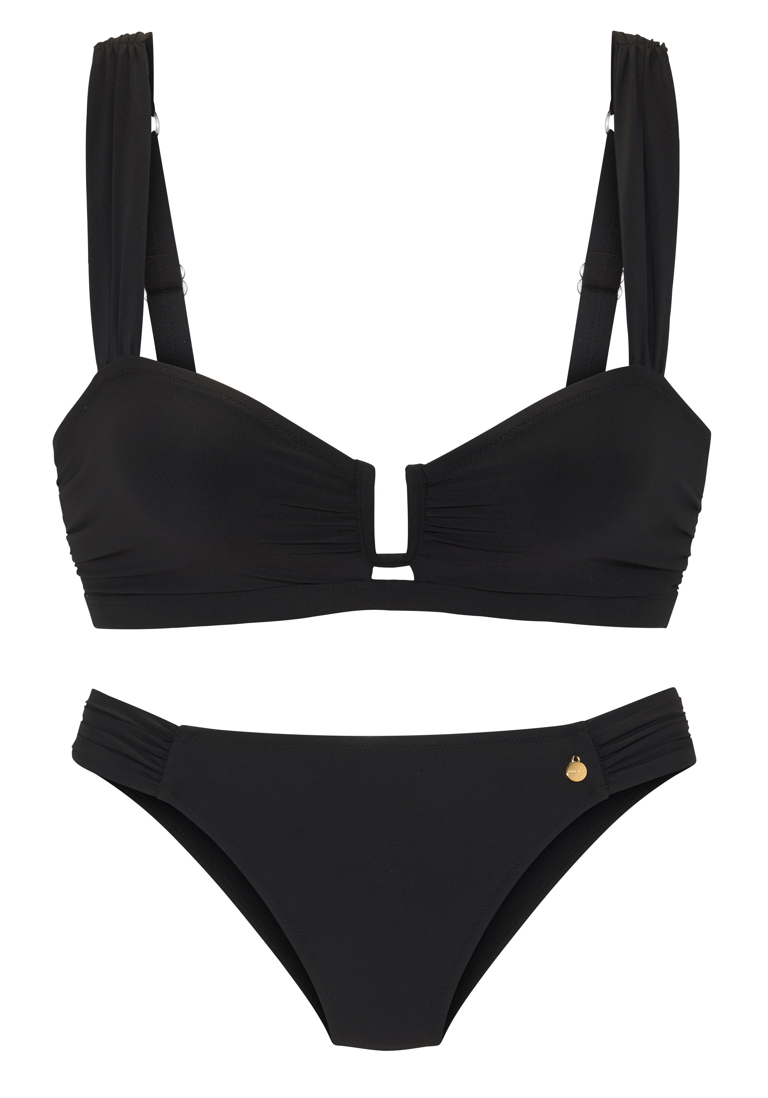 LASCANA Bandeau-Bikini mit modischer Zierschnalle – Bild 2 von 4