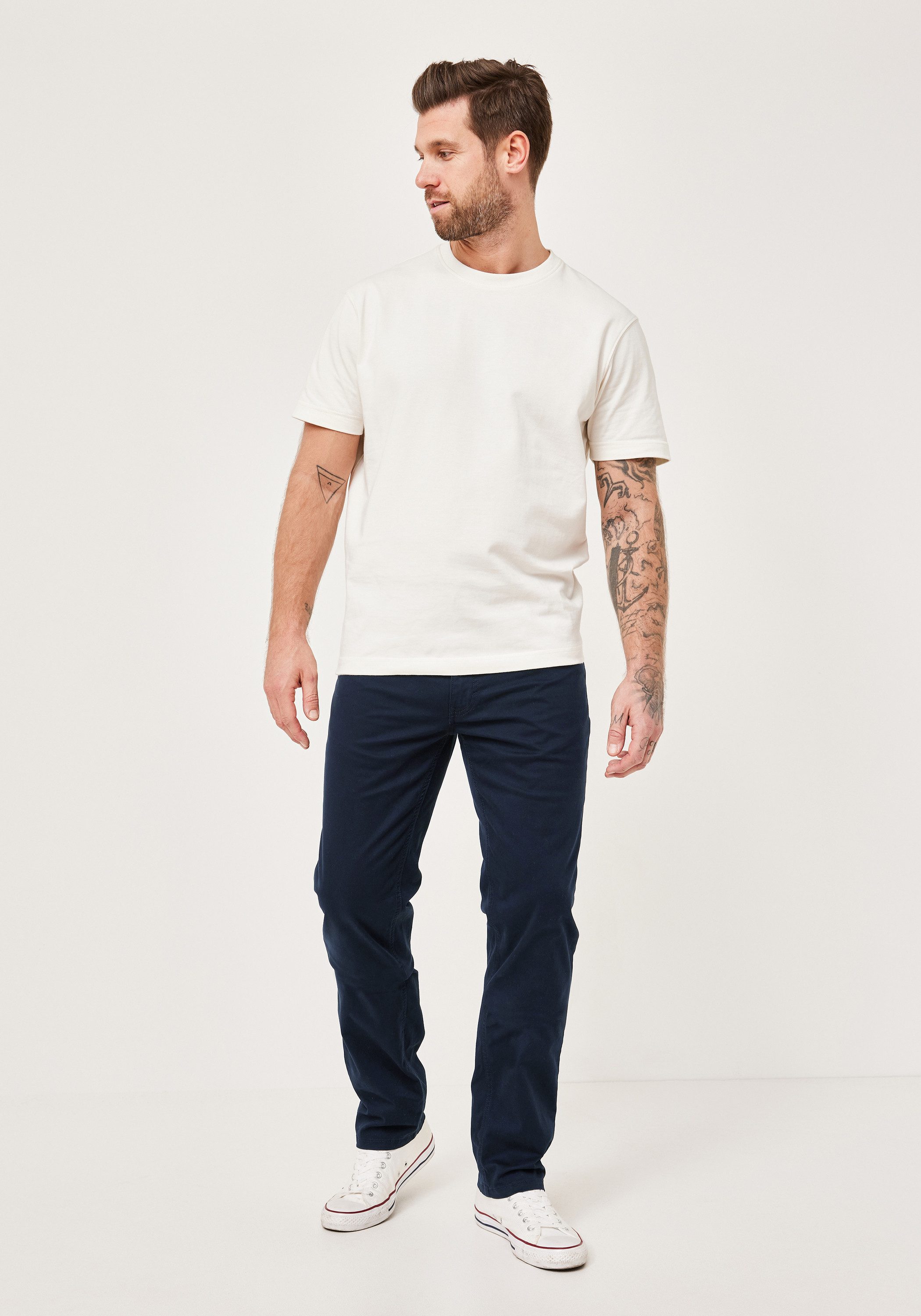 Redpoint Stoffhose MONTREAL Regular Fit 5-Pocket Hose mit elastischem Bund – Bild 4 von 5