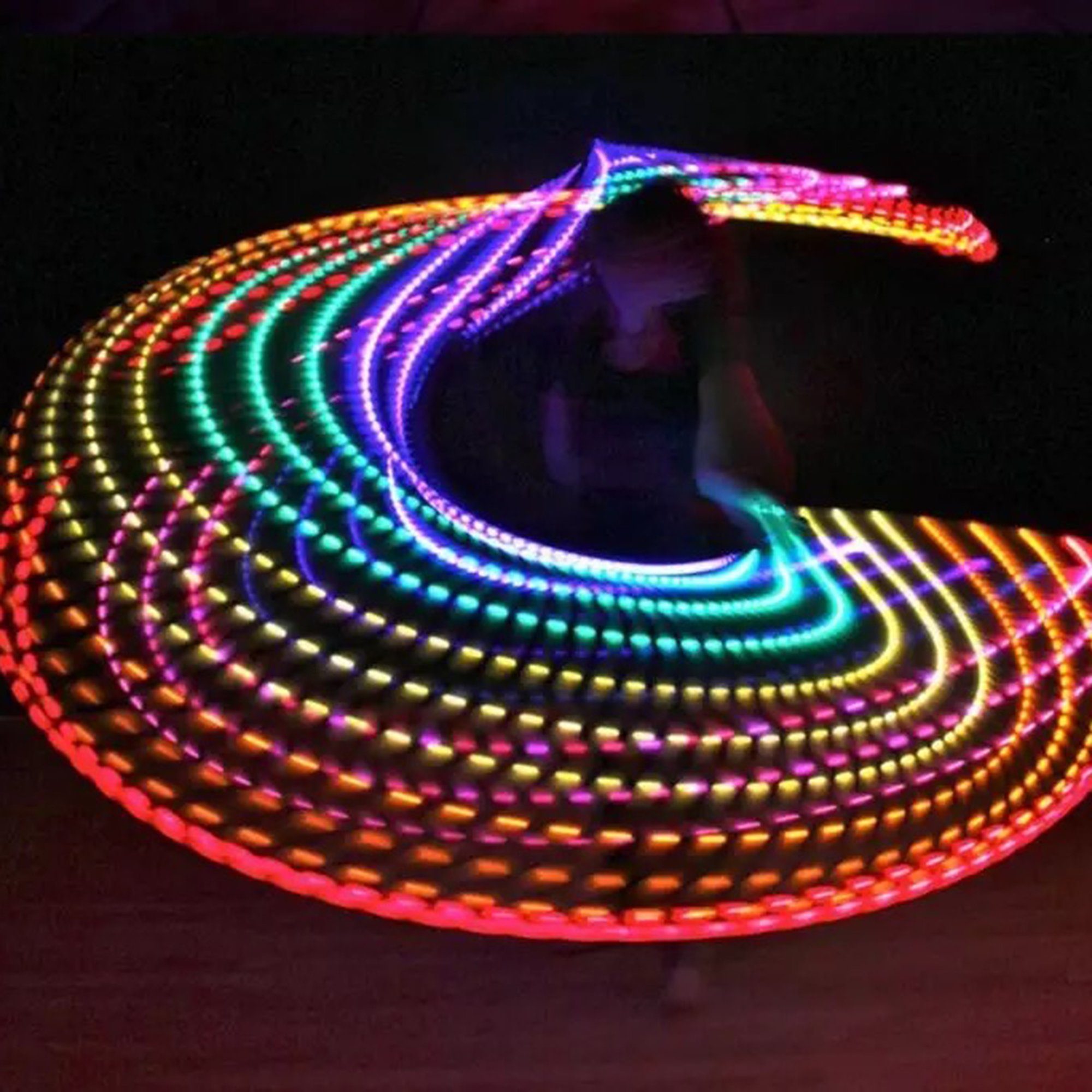 Turnring Hula-Hoop 6 Gewichtsreduktion,Abnehmen Technofit Technofit LED Jahre,Tanzen, ab