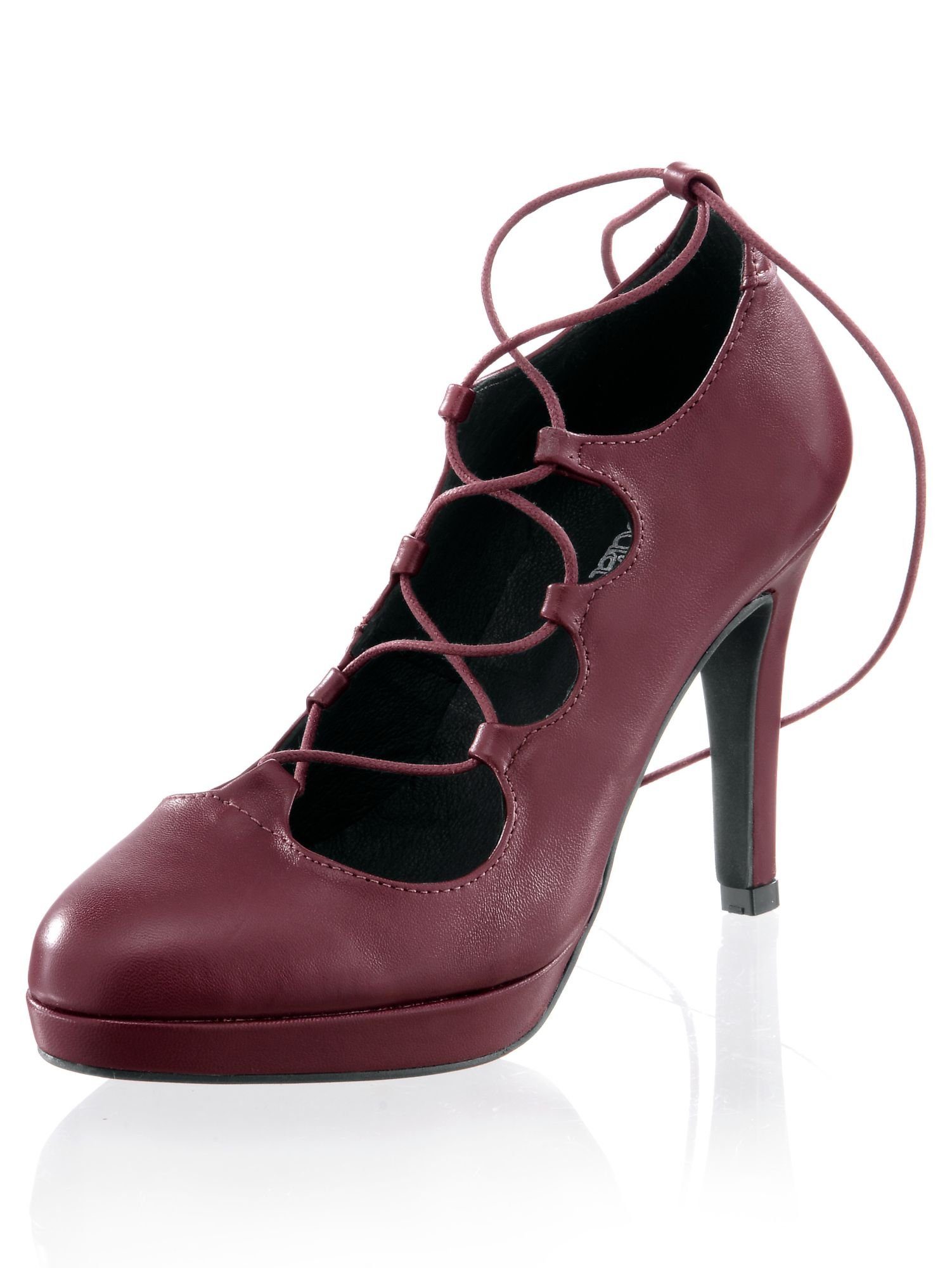 Pumps, Pfennigabsatz, uni Pumps, Pfennigabsatz, uni