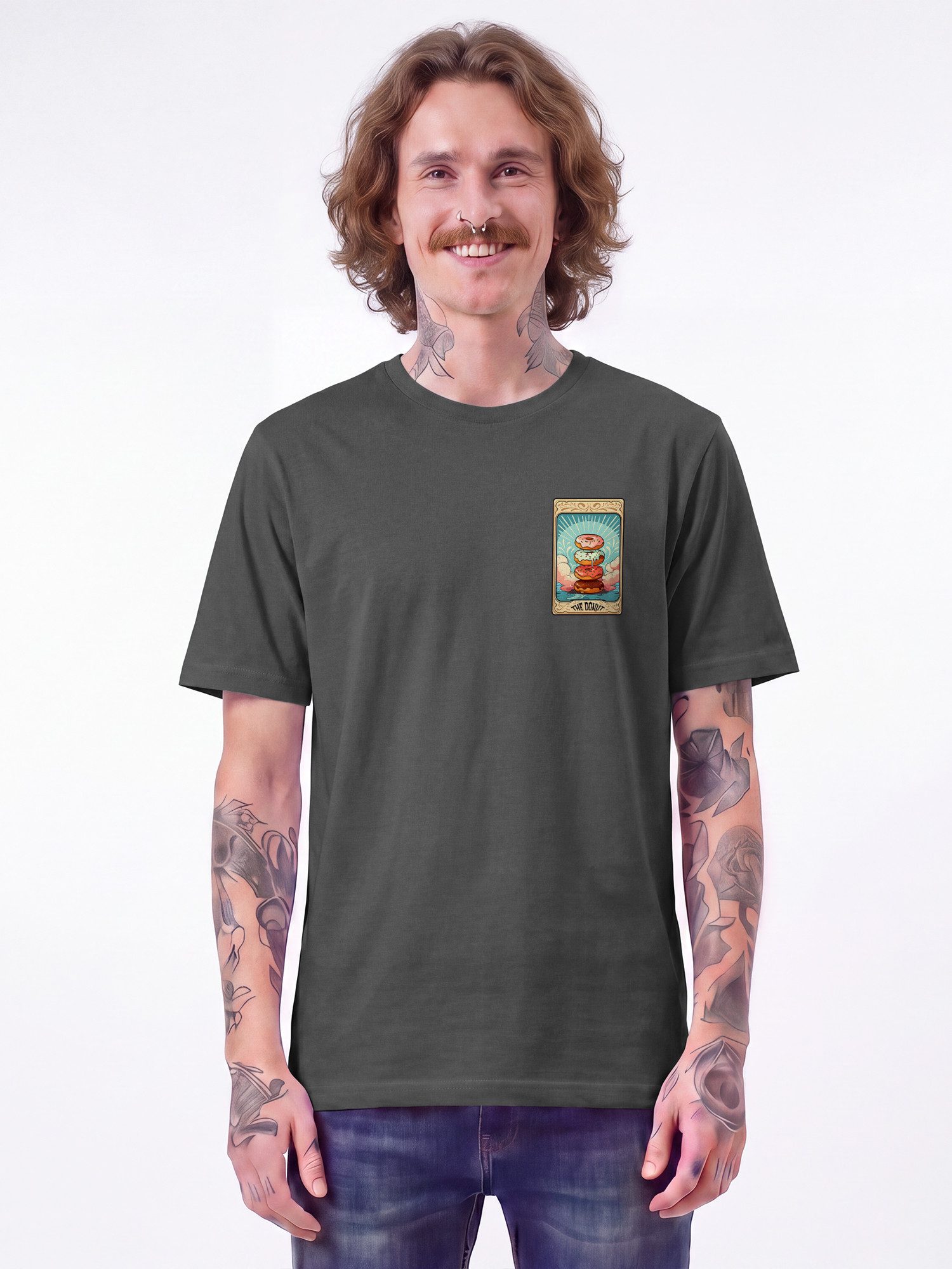 wat? Apparel T-Shirt Tarot The Donut