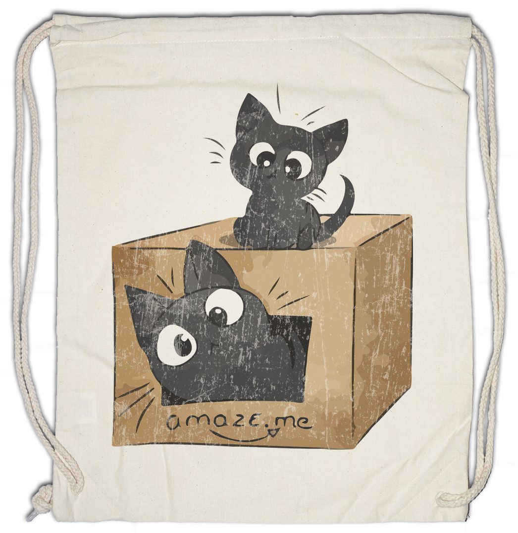 Turnbeutel Amaze Me Cats Turnbeutel Katzen Kätzchen Kater Katze Cat Kitty