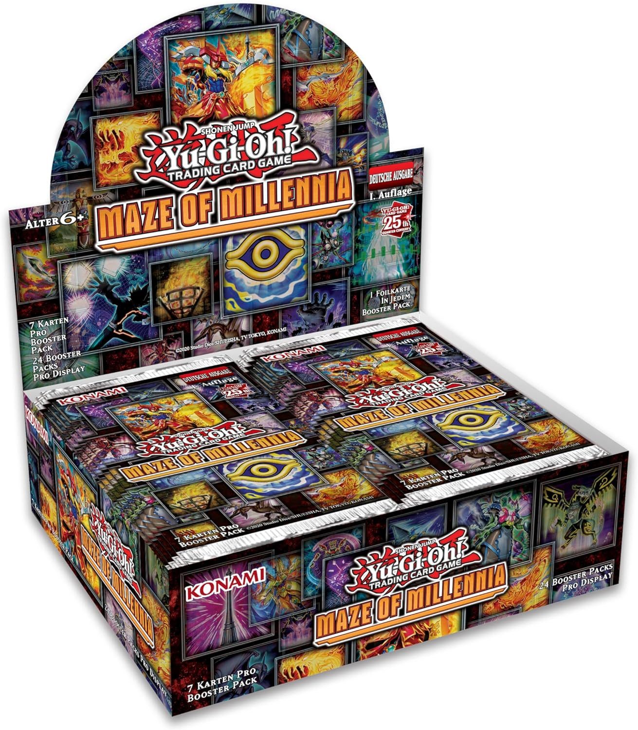 Konami Sammelkarte Yu-Gi-Oh ! Maze of Millennia Booster-Display