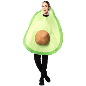 Fyasa Kostüm Avocado grüne Beere mit Avocadokern für Erwachsene
