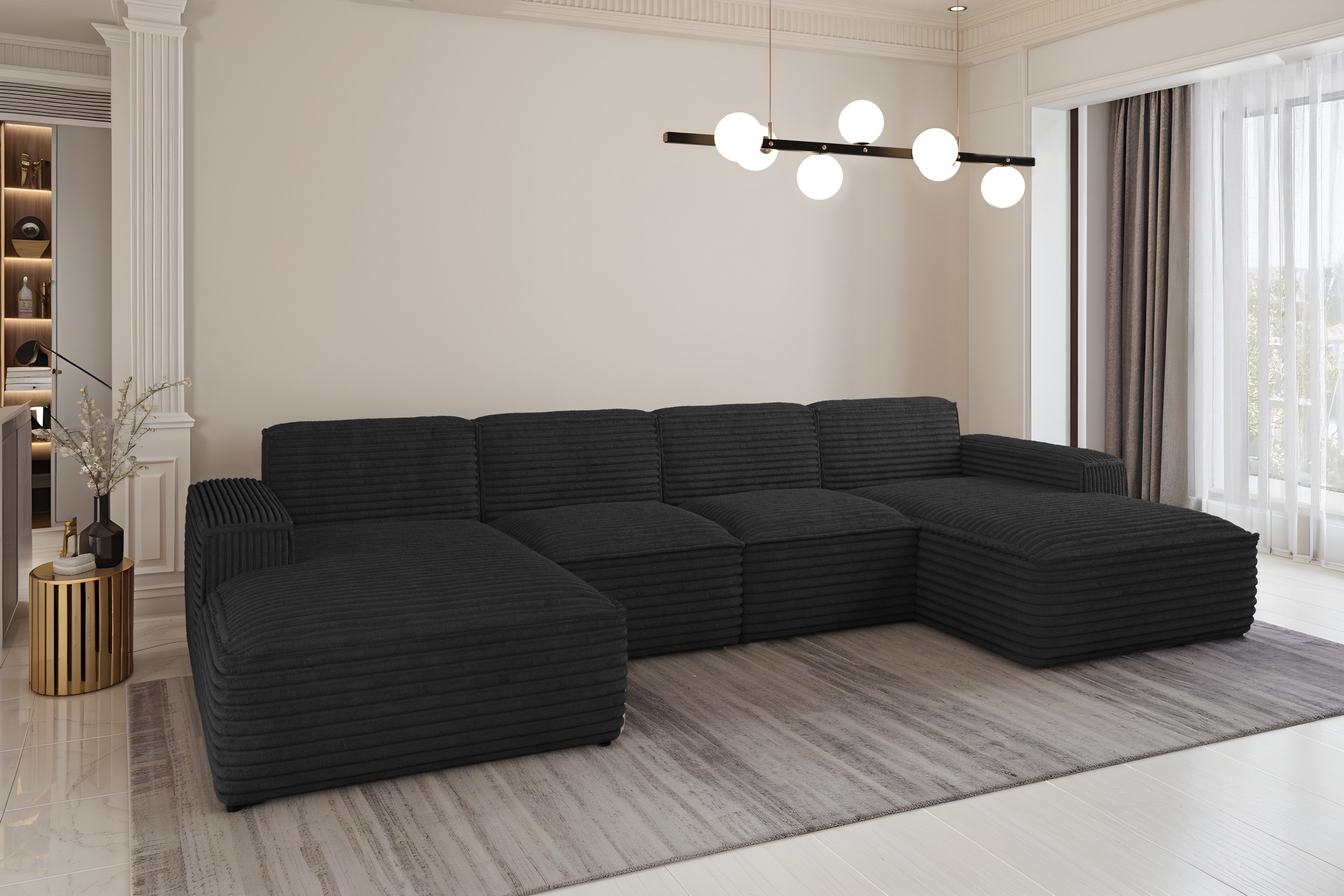 Kaiser Möbel Ecksofa Eckcouch U form, günstig online kaufen