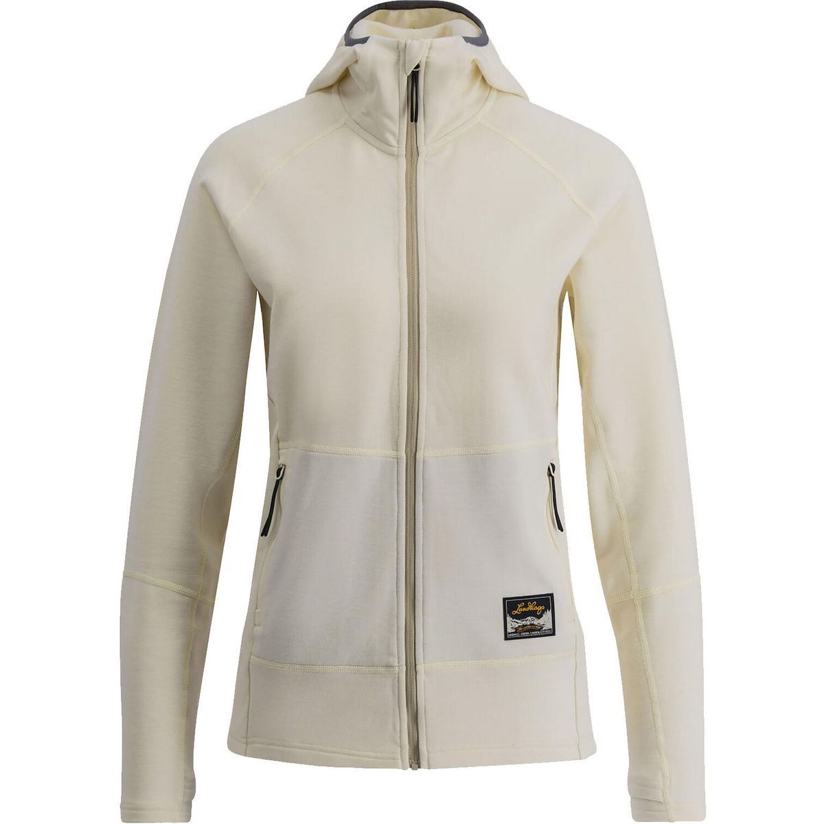 Lundhags Fleecejacke Tived Merino Hoodie W Vielseitige Damen-Kapuzenjacke mit Merinowolle, ideal für Wandern und