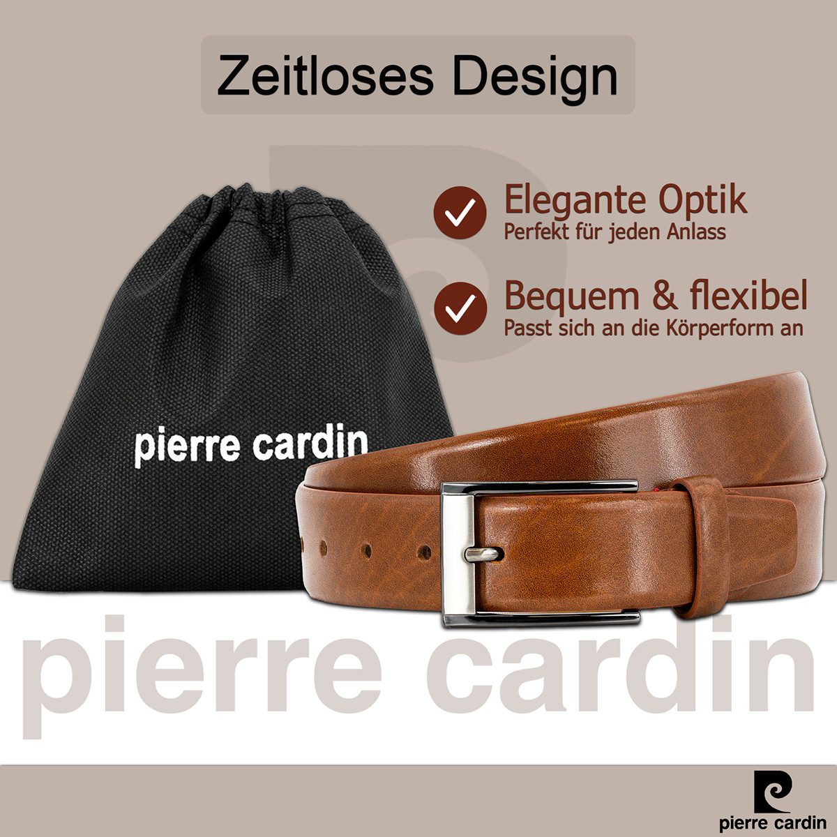 Pierre Cardin Ledergürtel