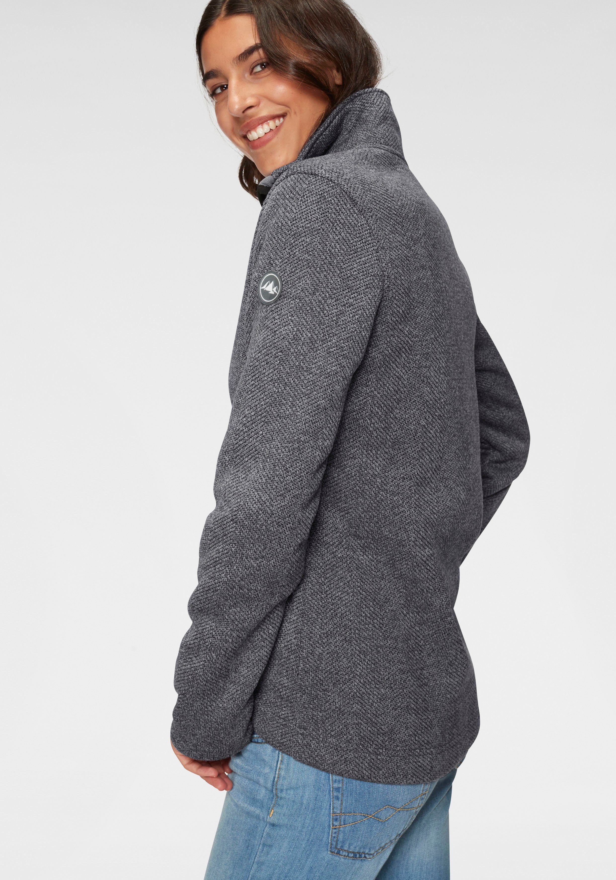 Polarino Strickfleecejacke für den Herbst, aus günstig online kaufen