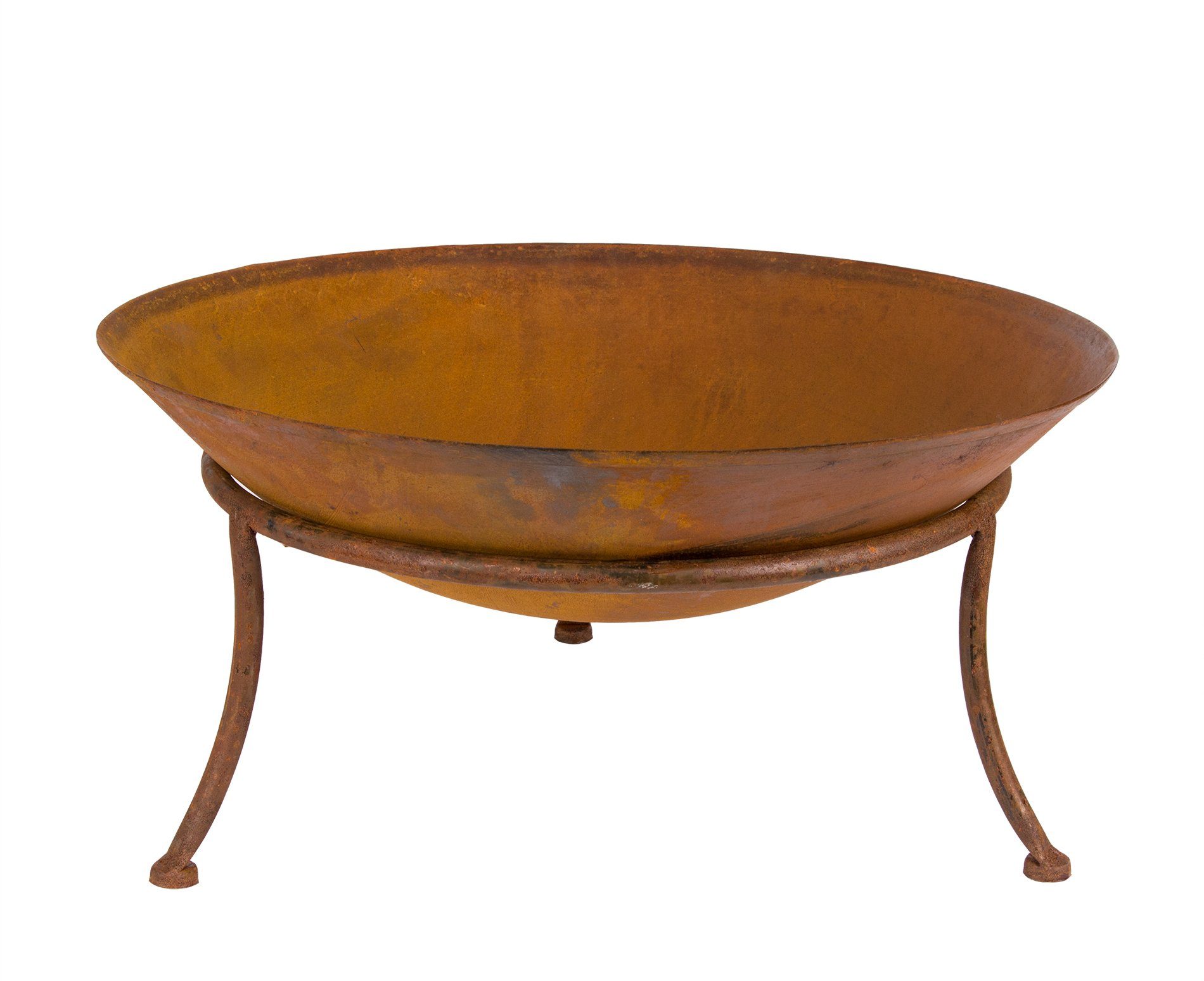 BigDean Feuerkorb Feuerschale mit Dreibein Ø 50 cm für Garten Feuerstelle