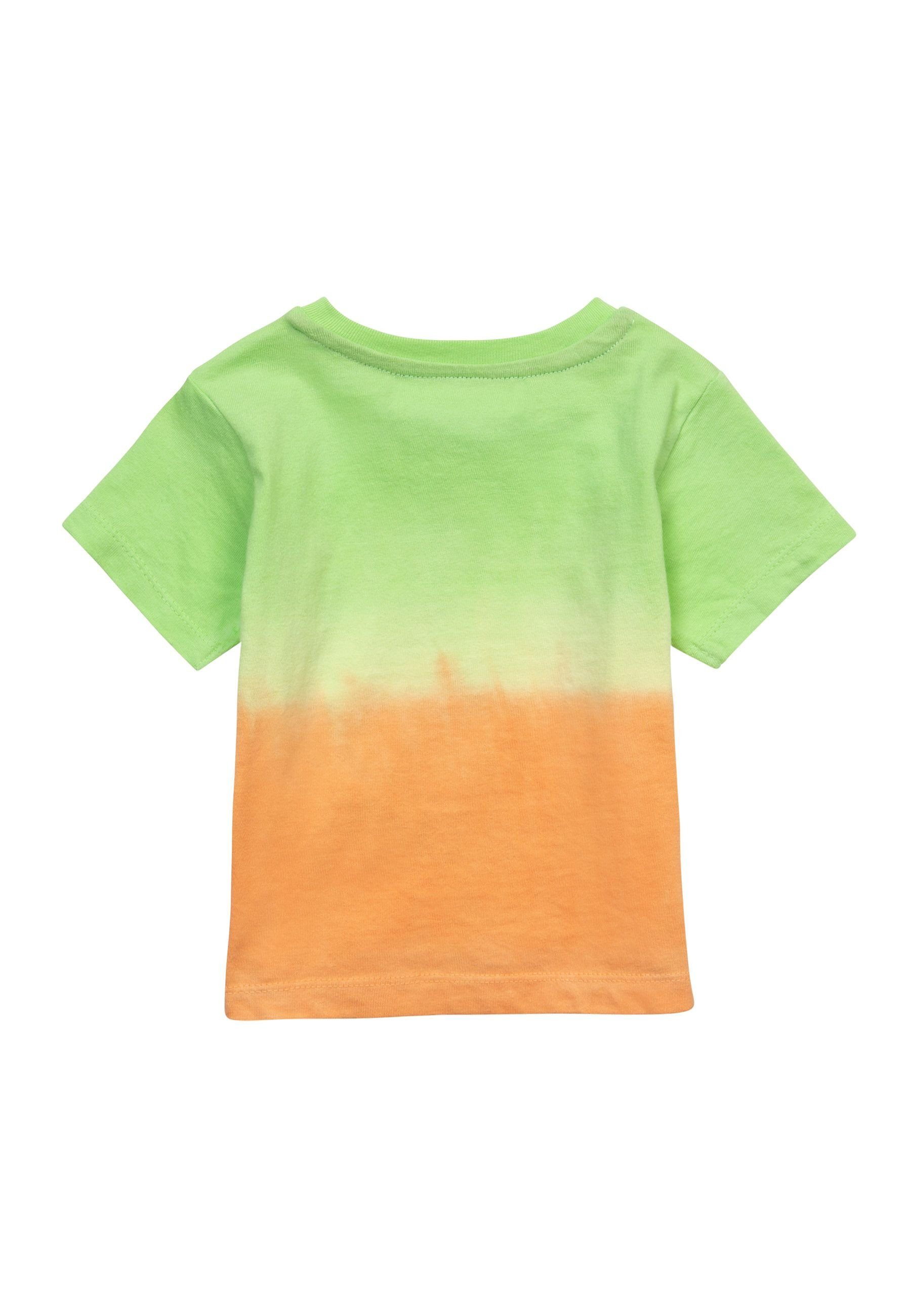 Ein (3m-3y) & Set Shorts T-Shirt und T-Shirt aus einem Neongrün Shorts MINOTI