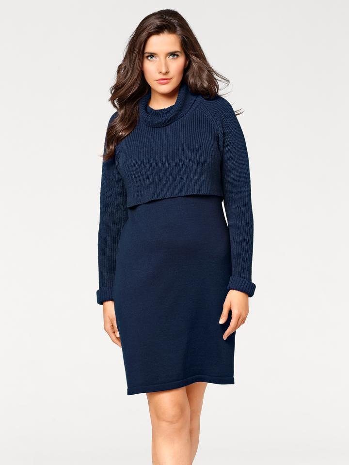 strickkleid für mollige