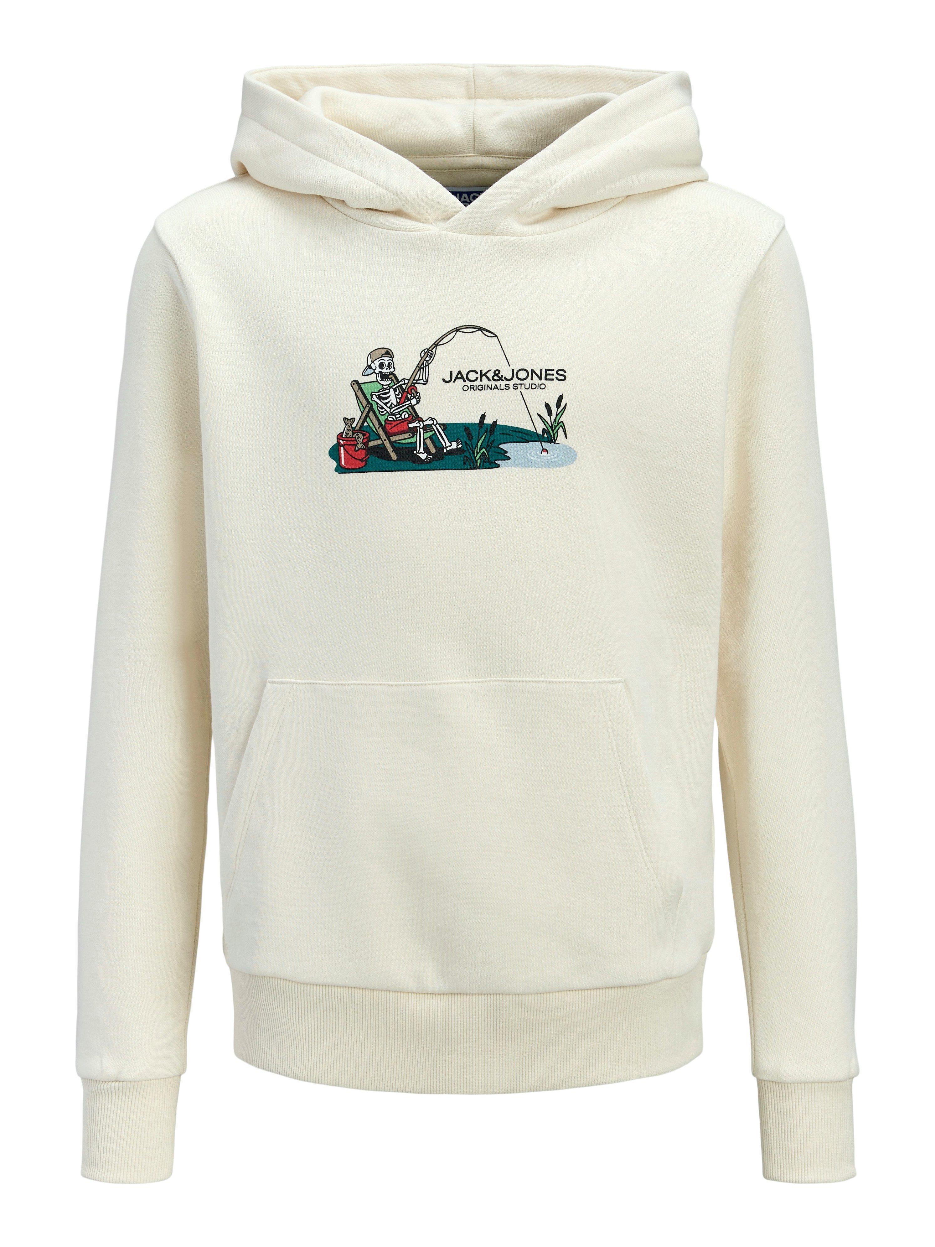Jack & Jones Junior Kapuzensweatshirt JORSKULL NATURE SWEAT HOOD SN JNR