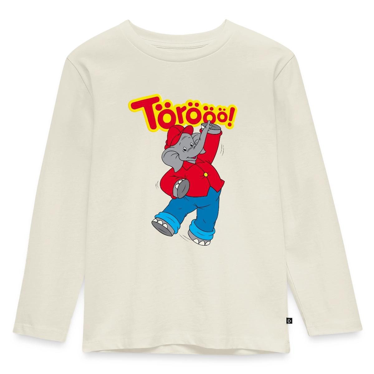 T-Shirt Benjamin Blümchen Tanzend Törööö Kinder Premium Langarmshirt