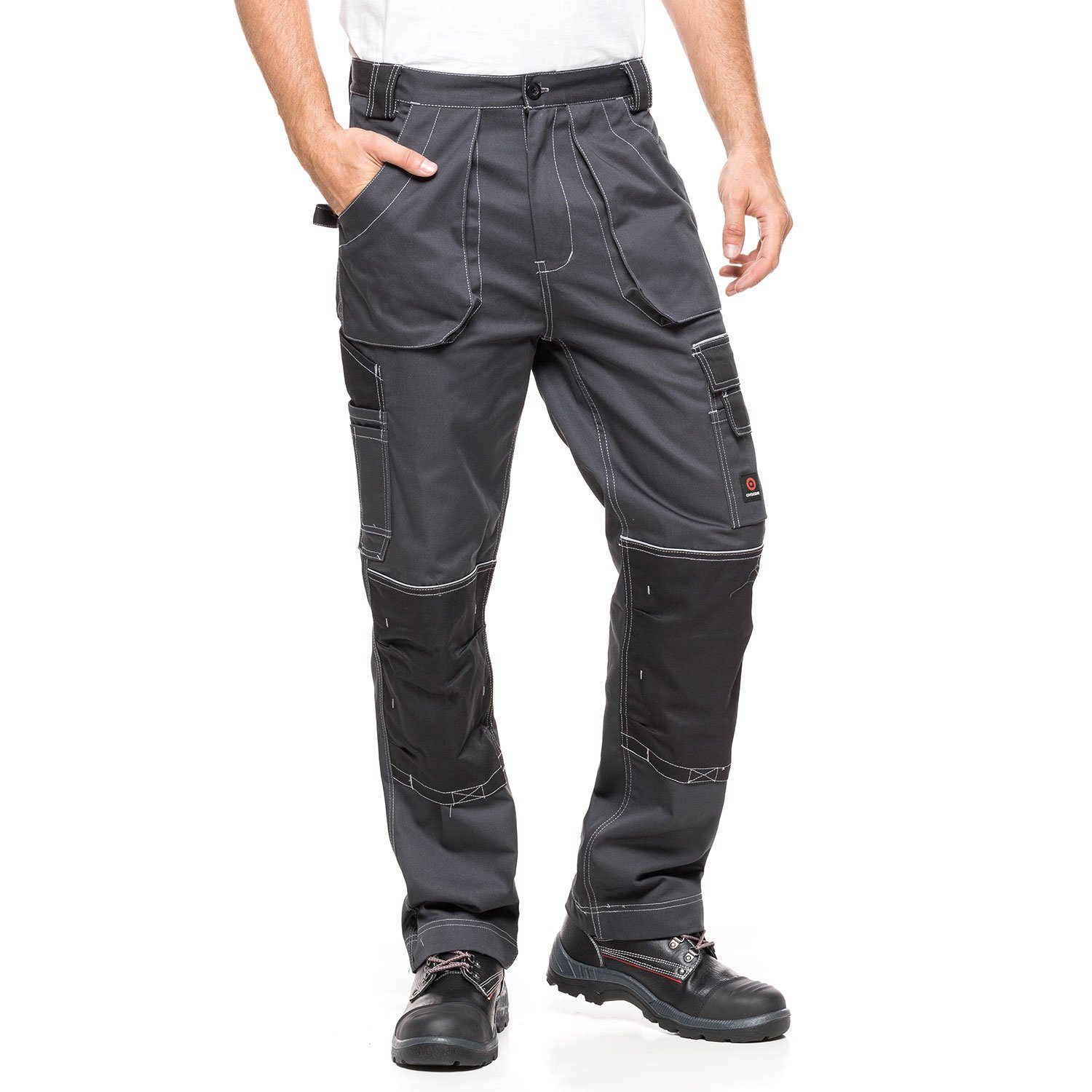 Avacore Arbeitshose Helios Zwei- & Dreifachnähte; Wasserdichte Cordura-Verstärkung