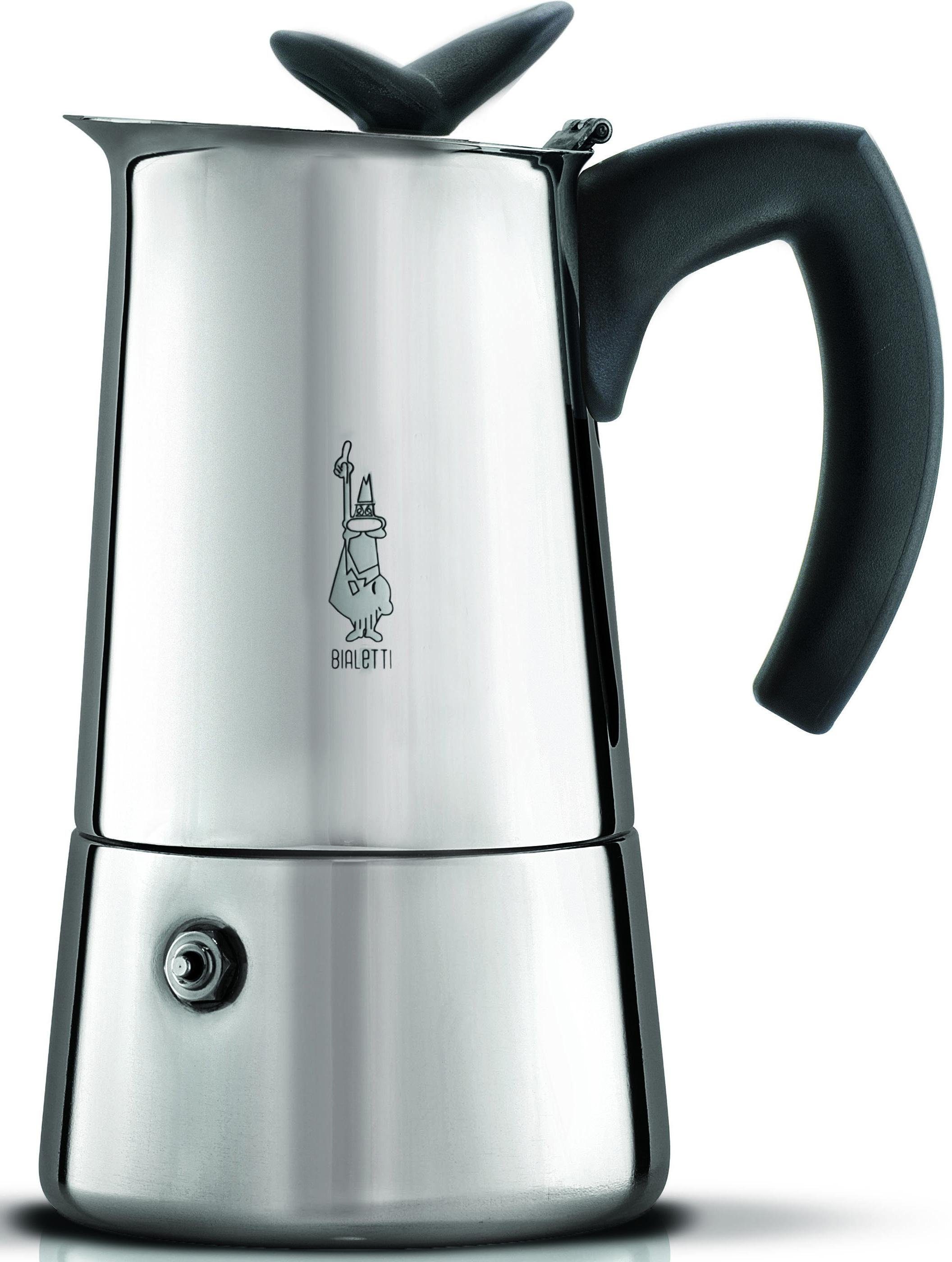 BIALETTI Espressokocher, Edelstahl, »MUSA SATIN« OTTO