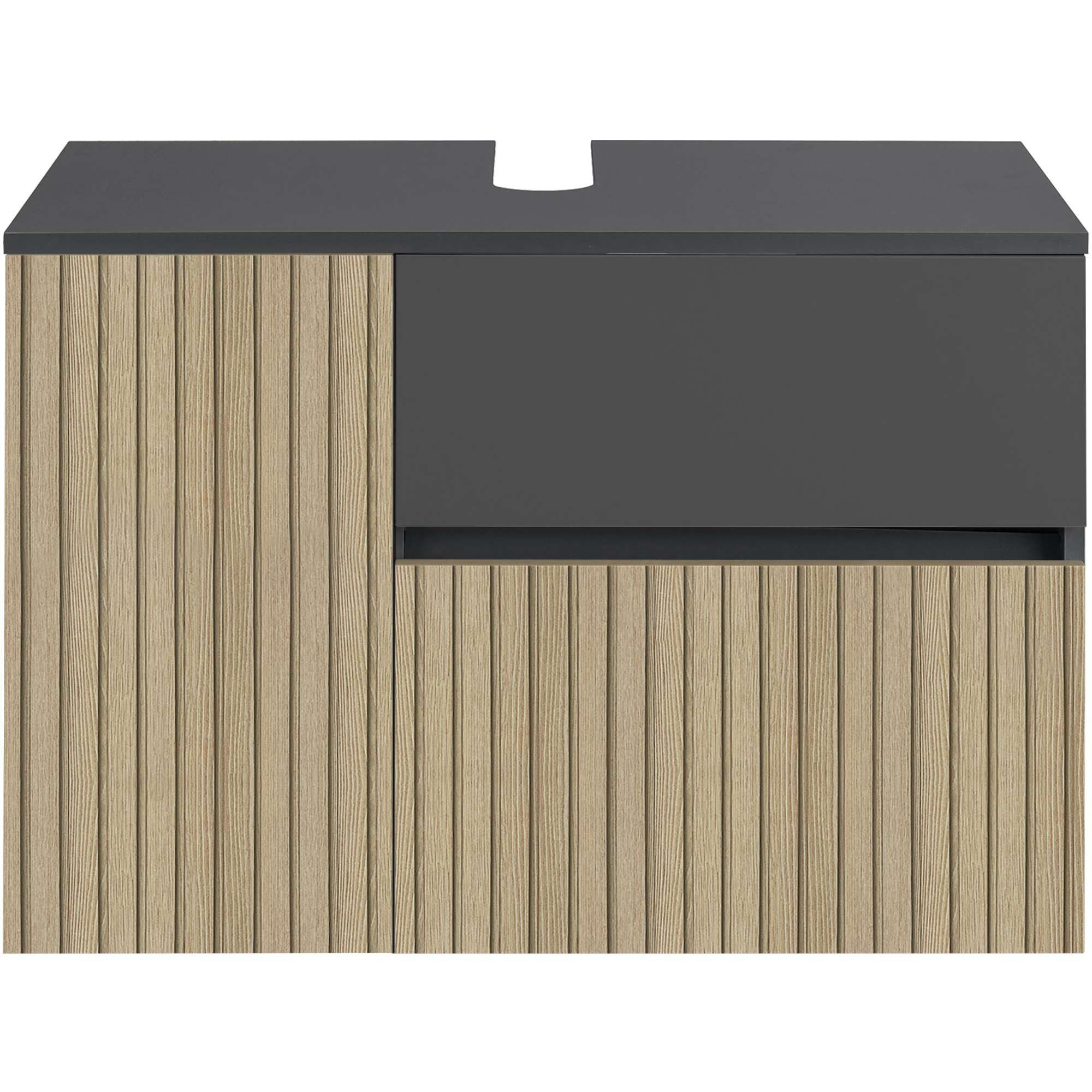 Home affaire Waschbeckenunterschrank Wisla für Wandmontage, Siphonausschnit günstig online kaufen