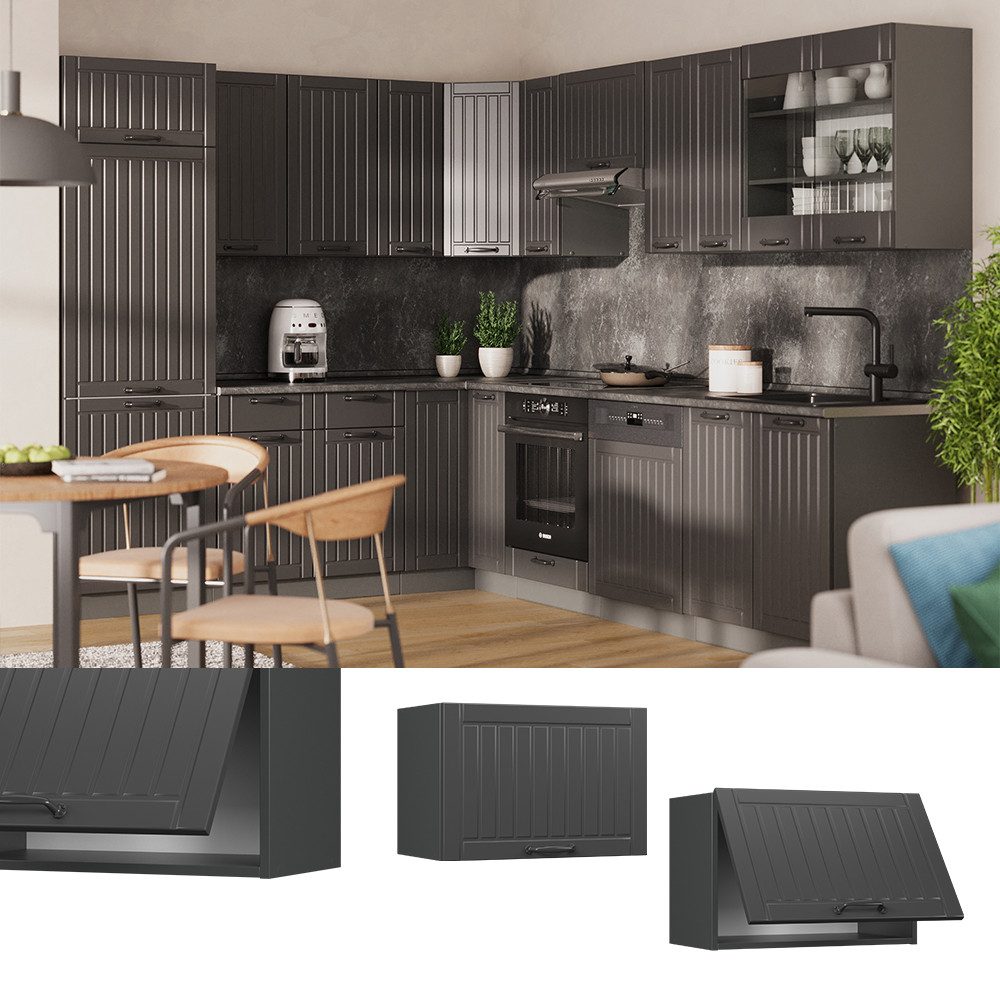 Vicco Hängeschrank Fame-Line, Dunkelgrau/Anthrazit, 60 cm günstig online kaufen