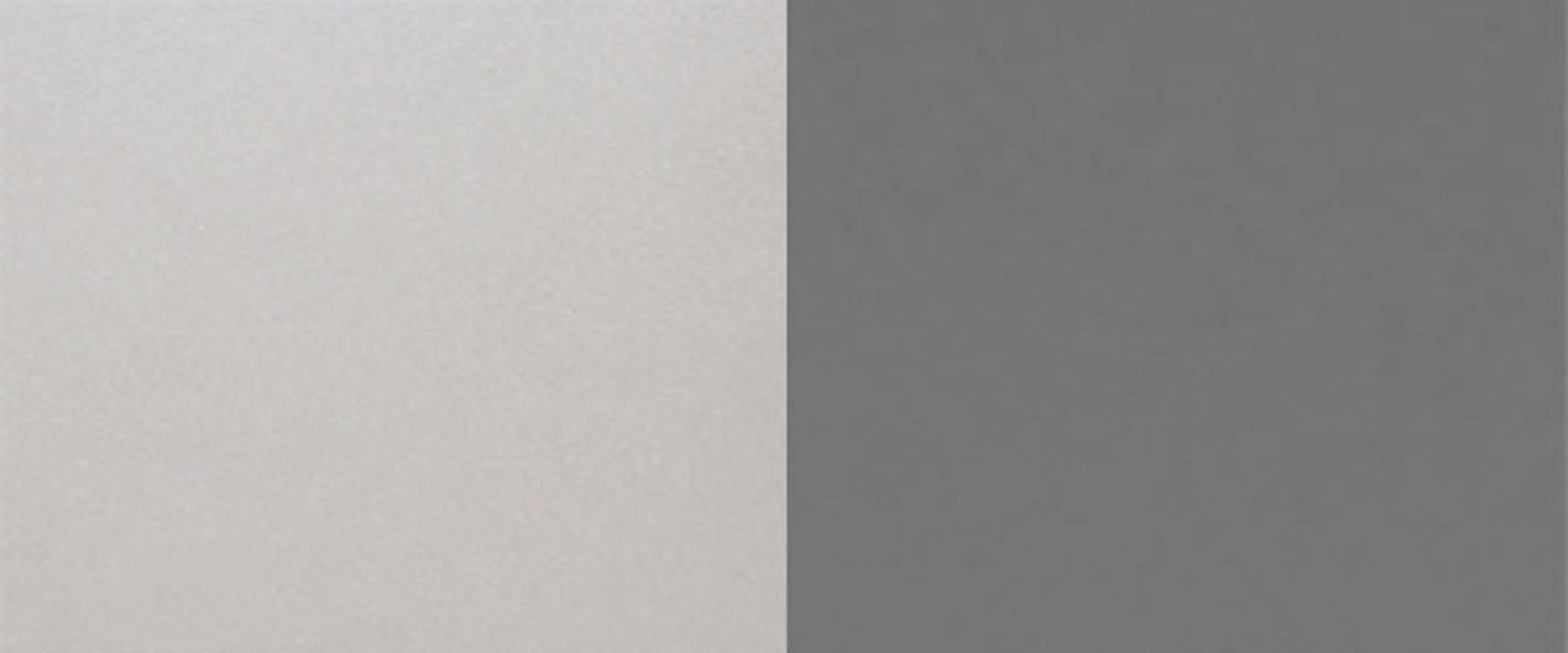 Feldmann-Wohnen Klapphängeschrank Bonn matt dust wählbar grey Klappe grau / Farbe mit 90cm Küchenschrank BO-W4B/90-AV