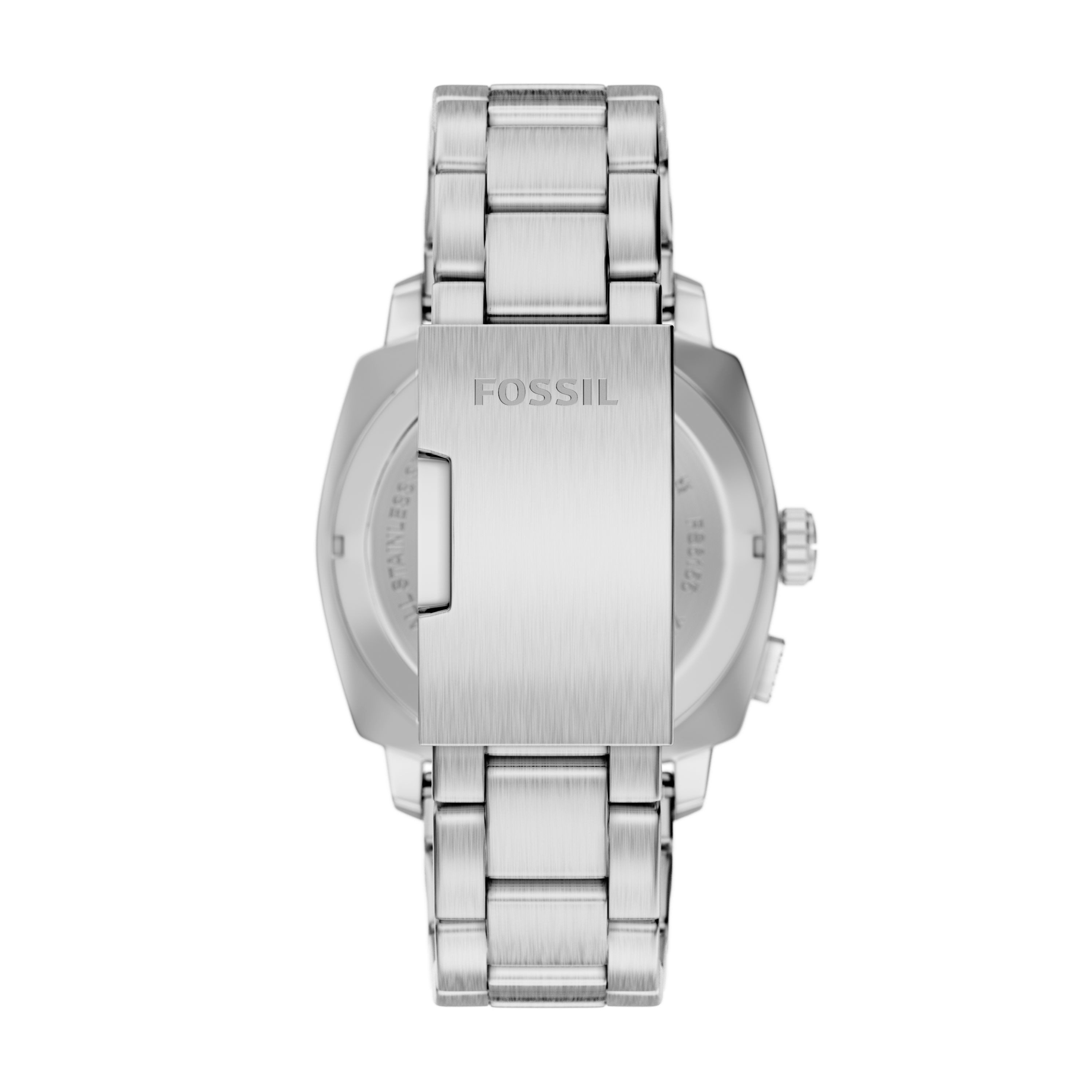Fossil Quarzuhr Machine - Big Tic FS6155, Armbanduhr, Herrenuhr, Edelstahlarmband, analog, digital