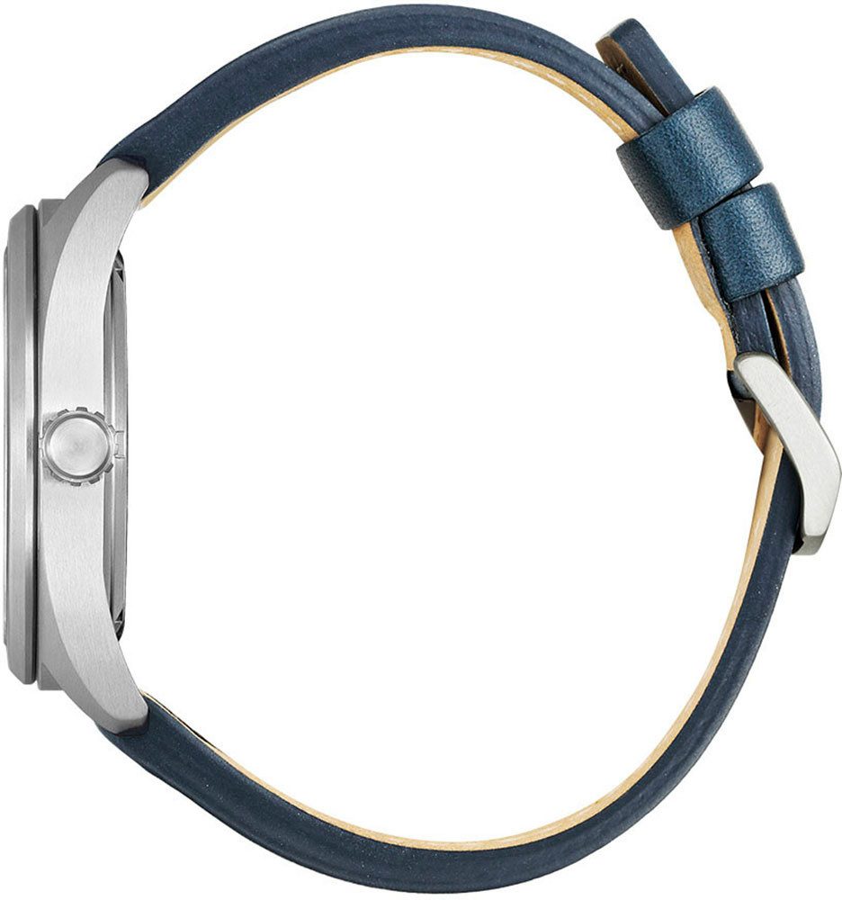 Citizen Solaruhr BM8560-45LC, Armbanduhr, Herrenuhr, Titan, Datum, Lederarmband