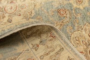 Wollteppich Farahan Teppich handgeknüpft blau, morgenland, rechteckig, Höhe: 7 mm