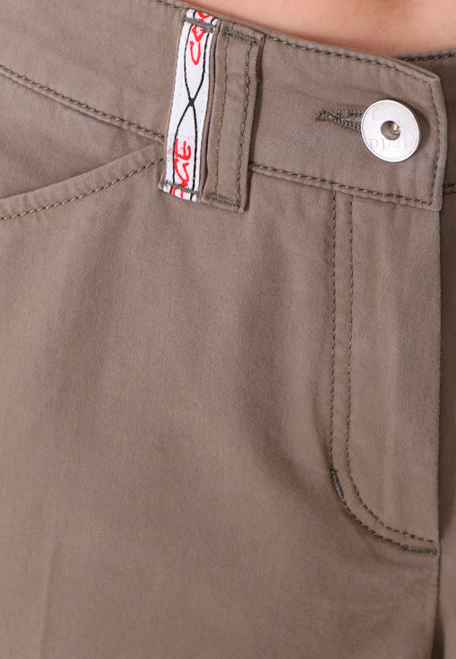 Chinohose ppep. Walnut Cotton-stretch, Damen Anna Aus Chino-hose