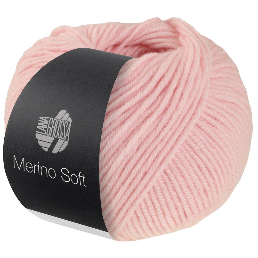 LANA GROSSA MERINO SOFT Wolle Häkelwolle, 125 m (Weiches Mischgarn aus Merinowolle und Mikrofaser), 50 g