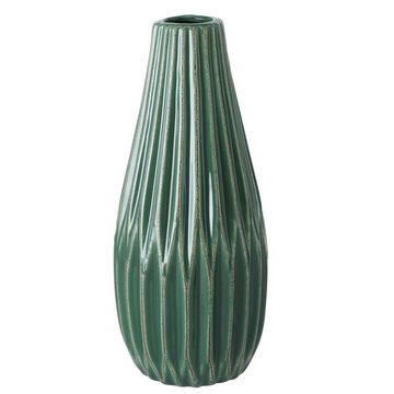 BOLTZE Dekovase 2er-Set Vase Lenja, grün
