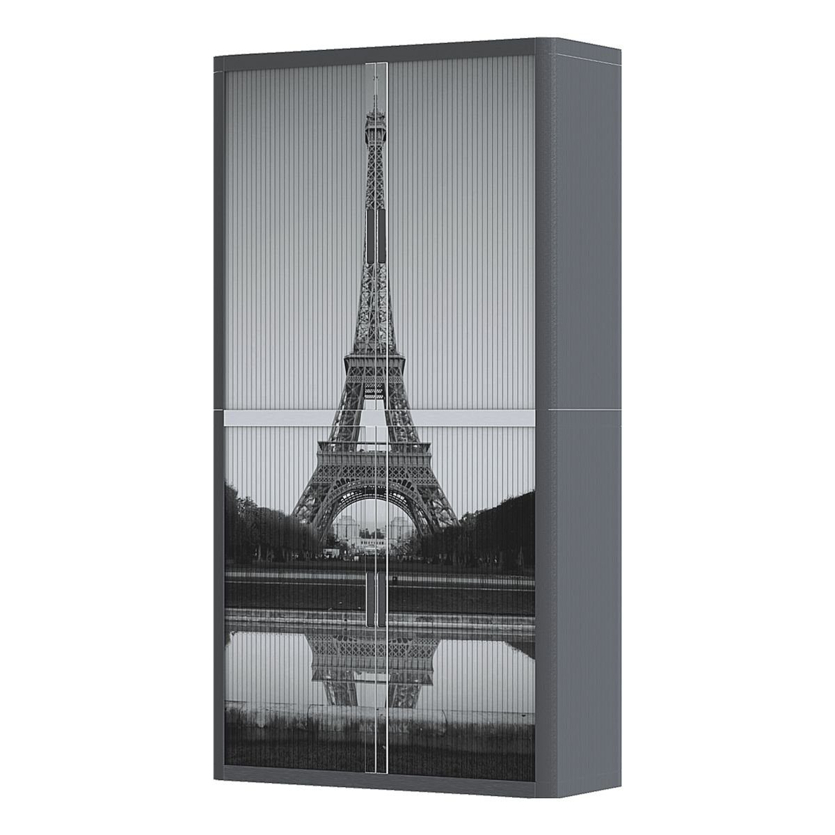 EASYOFFICE Rollladenschrank Motiv Eiffelturm | OTTO