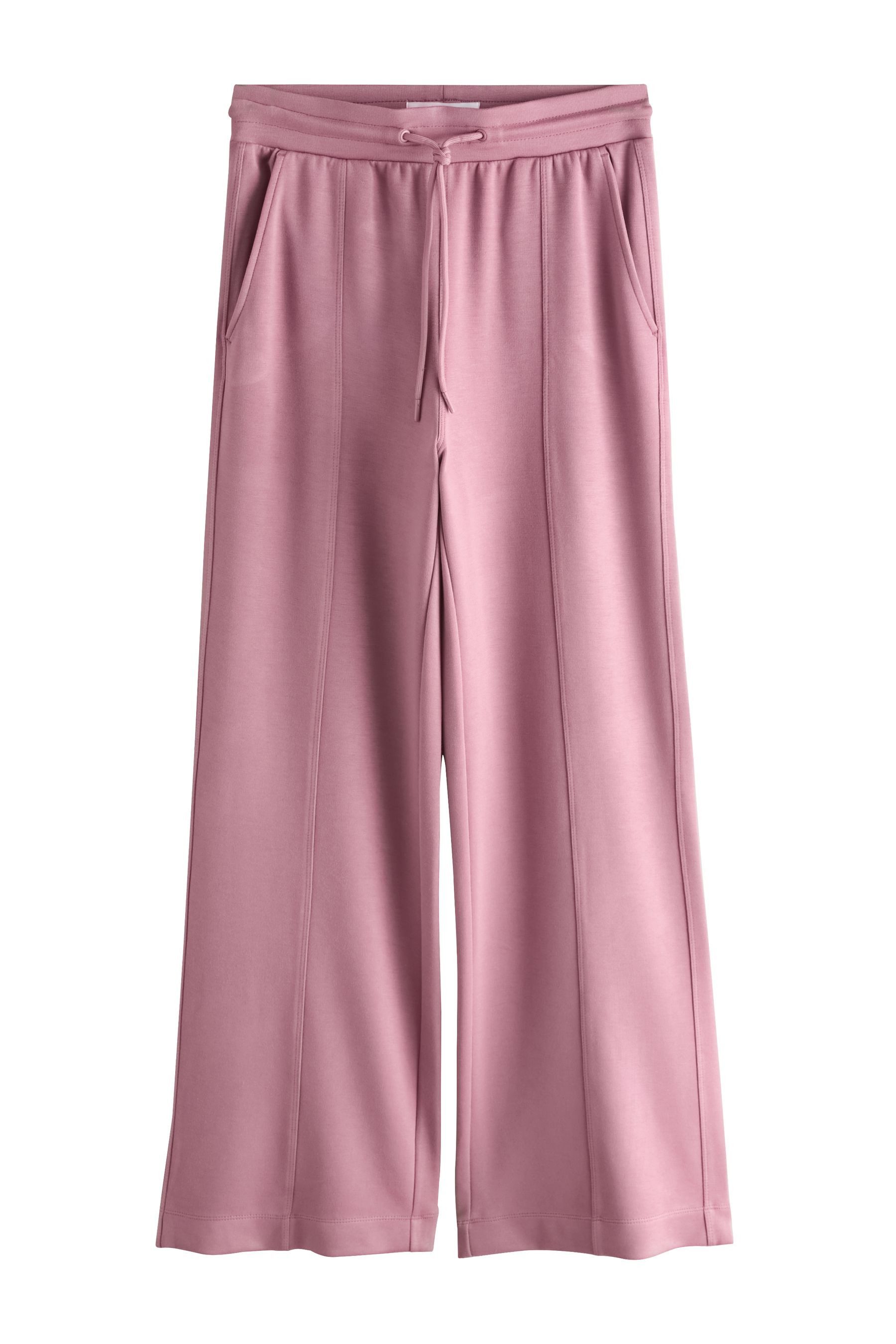 Next Jogginghose Premium Jersey-Jogginghose mit weitem Bein (1-tlg)