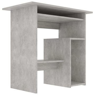 furnicato Schreibtisch Betongrau 80x45x74 cm Holzwerkstoff